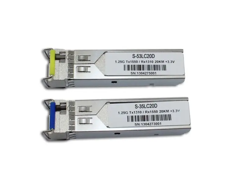 S-35LC20D/S-53LC20D Mikrotik совместимый 1 25G SM SFP LC 20km биди пара цена | Мобильные телефоны и