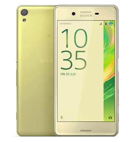 sony Xperia X F5121 3 ГБ ОЗУ 32 Гб ПЗУ 5,0 дюймов Android шестиядерный камера одна Sim Восстановленный мобильный телефон - Цвет: Зеленый