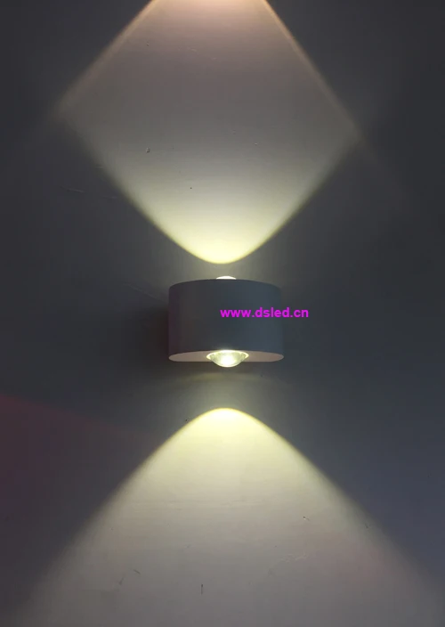 

New design,high power 2W LED wall light,LED wall lamp,LED spotlight.LED up-down light,110V 220VAC,DS-08-45-2W