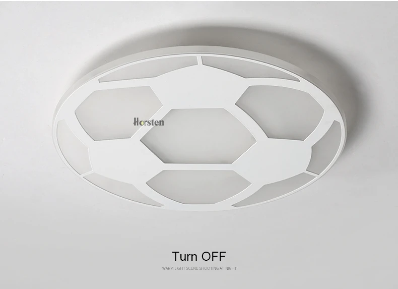 Creative Kids Room Lighting Acrylic Football Design LED Ceiling Lights For Baby Room Child Bedroom Ultra-thin Dimmable Ceiling Lamp (12)
