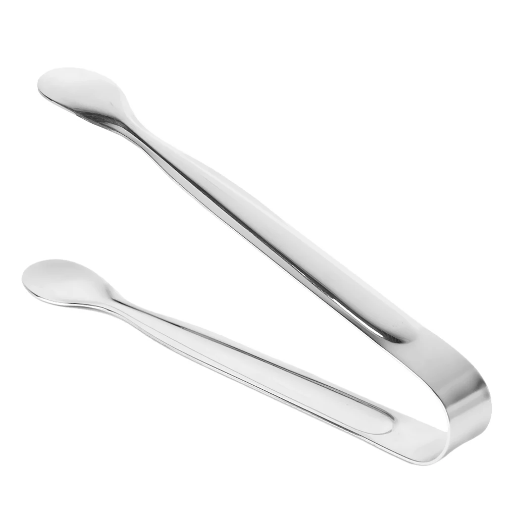 4.7'' Stainless Steel Sugar Buffet Party Catering Serving Tongs Food Clip Kitchen