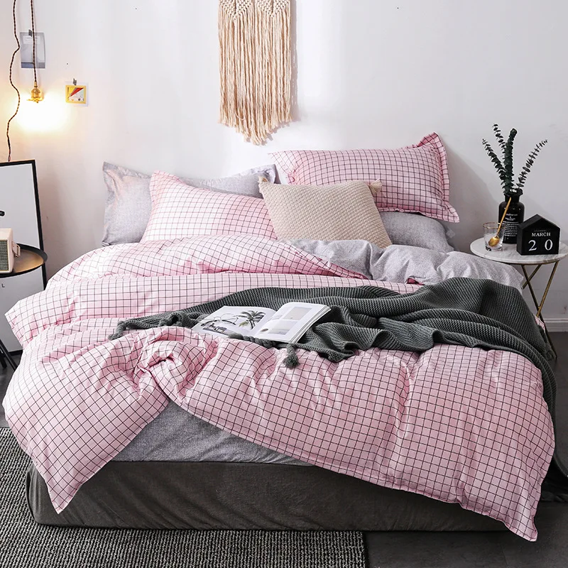 

Home Textiles Bedding Set 4pcs/3pcs Bedclothes include Duvet Cover Bed Sheet Pillowcase Comforter Bedding Sets Bed Linen