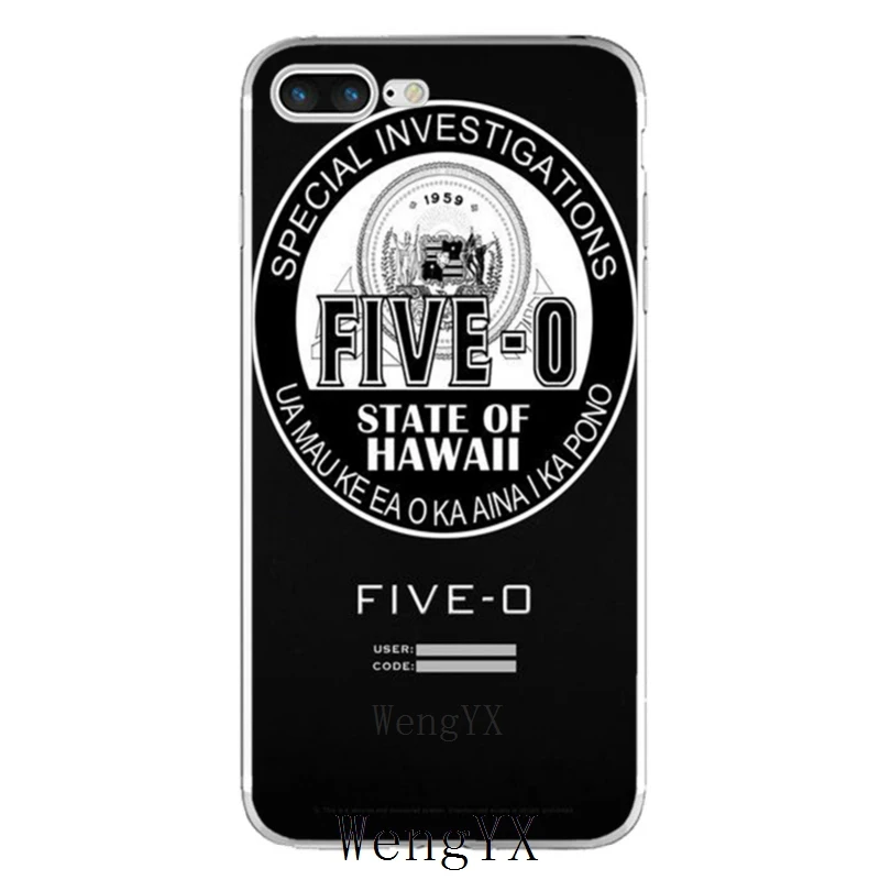 Тонкий Силиконовый ТПУ мягкий чехол для телефона TV hawaii five o iPhone X 8 8plus 7 7plus 6 6s plus 5 5s
