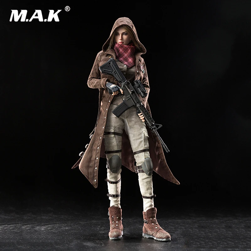 

For Collection 1/6 Scale Great Escape Windbreaker Female Killer Of Battle Royale MS-002 Action Figure full set doll