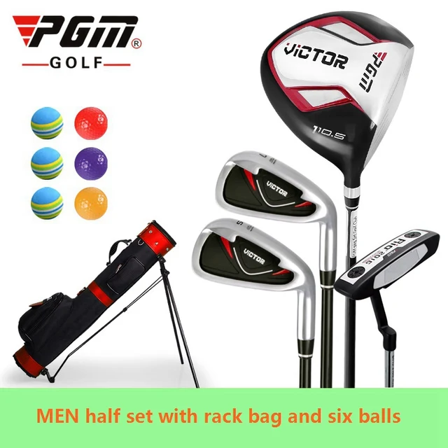 PGM 4 pieces Half Golf Clubs Set With Bag for Leaner beginner golf