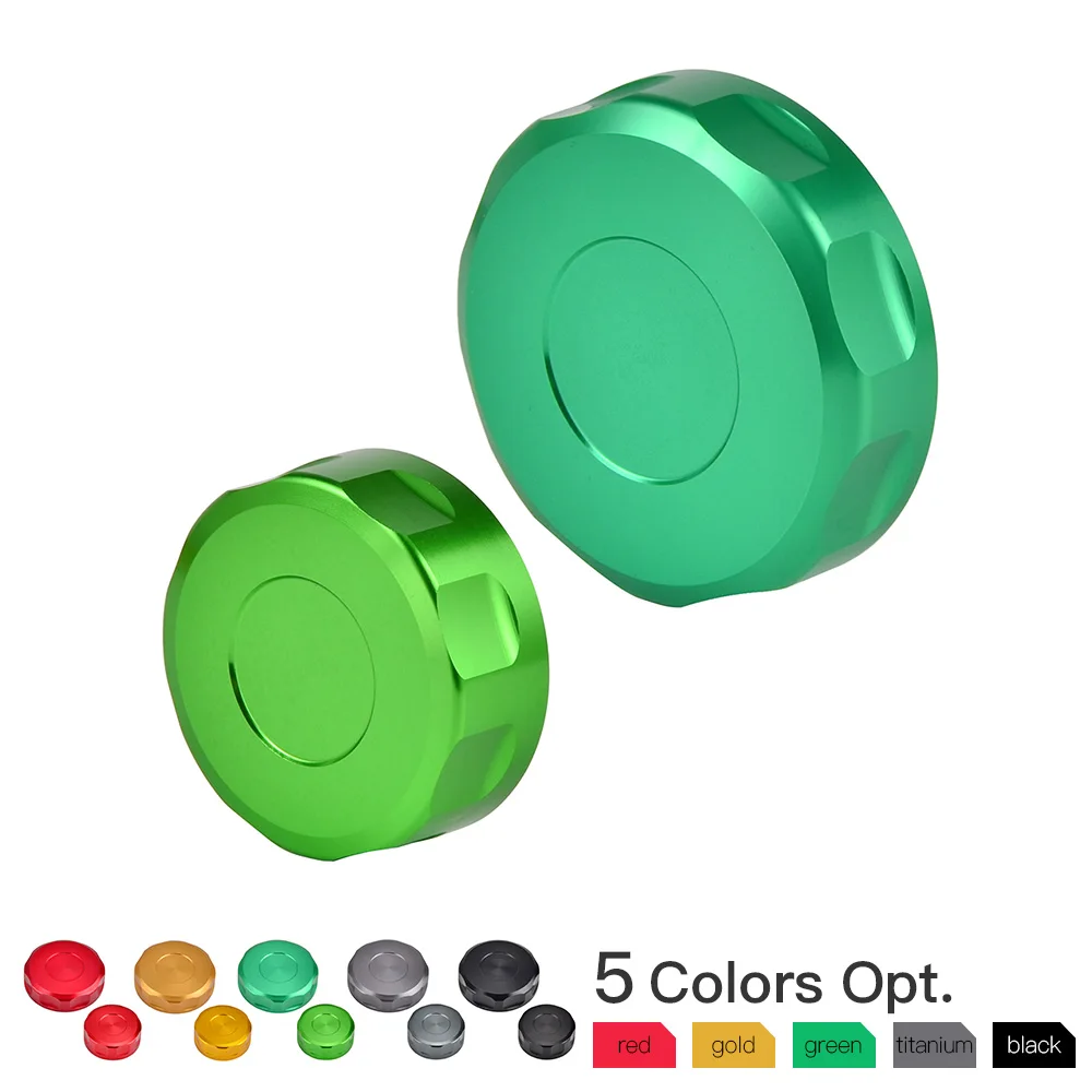 

Front Rear Brake Reservoir Cover Cap for Kawasaki ZX-6R 2007-2008 ZX-10R 2008-2015 Z750 Z1000 2007-2009 Z900RS 2018 NINJA 1000