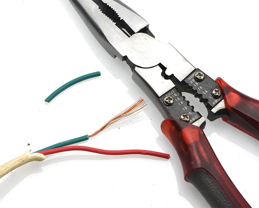 Инструмент для зачистки проводов многофункциональный инструмент плоскогубцы обжимной инструмент многофункциональный автоматический инструмент для зачистки