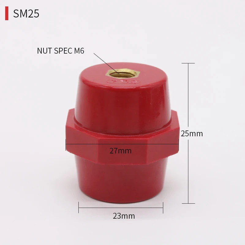 SM25 M6 Fusiform изоляторы применяются к распределительному шкафу высокого и низкого