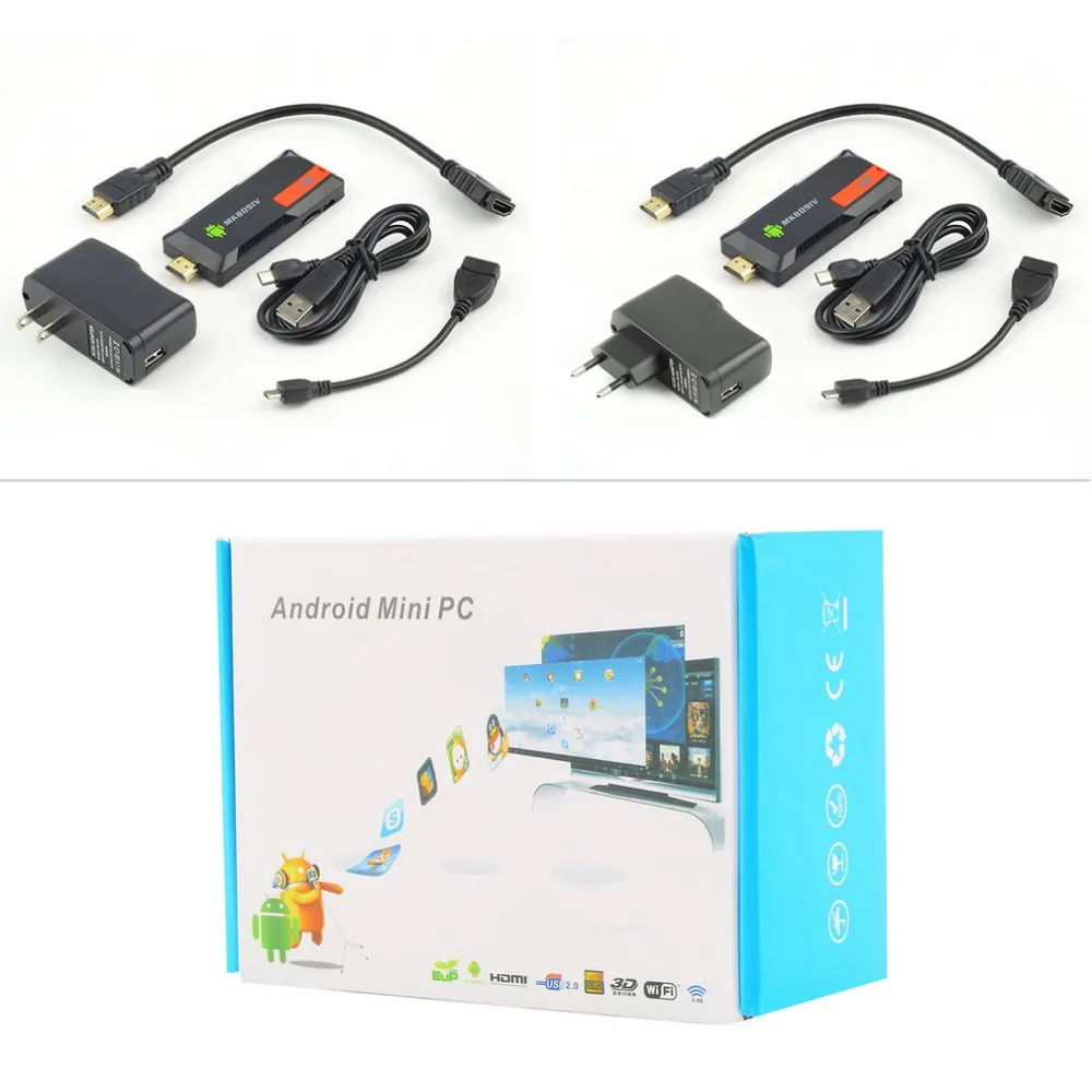 New MK809IV Smart TV 2GB 8GB Android TV Box Wireless Dongle Android Mini PC Quad Core RK3188T WIFI Bluetooth TV Game Stick