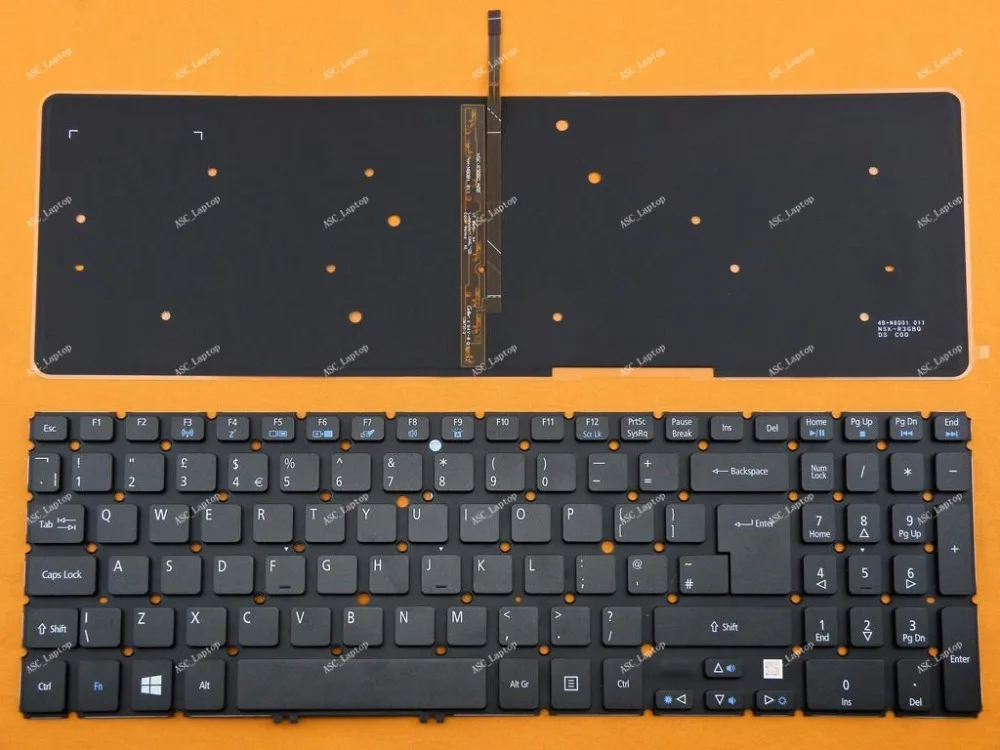 Клавиатура Acer aspire для ноутбуков новая английская клавиатура в английском стиле