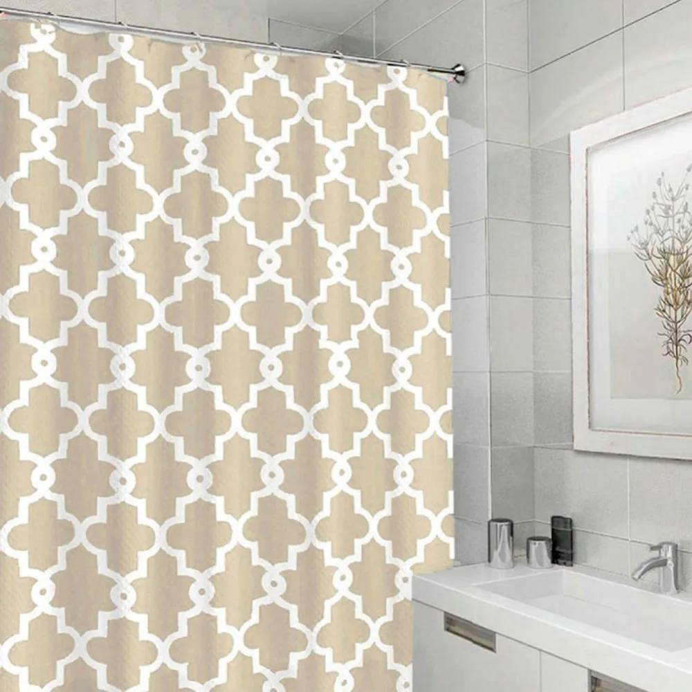 Buy Simple Crown Pattern Curtain Shower Curtain 100