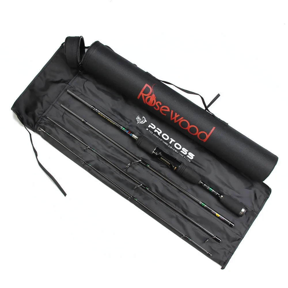 Rosewood 1.98m Fishing Rod 4 Sections Spinning Bait Casting Rod Travel High Carbon Fishing Rods Lure Weight 3.5-10g Tackle China  (12)