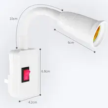 Три/два отверстия, теплый/белый свет светодиодный энергосберегающие лампочки, ночники, бра, разъем типа плагин switch