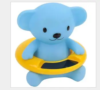 

Infant Baby Temperature Water Thermometer Bear Baby Bath Thermometer Duck Dinosaur Baby Tub Toy Temperature Tester Kid Bath Toy