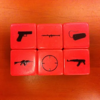 

20 PCS/Set Red Digital Dice 16*16mm Puzzle Game Send Children Gift ,Funny Dice Game With Free Shipping
