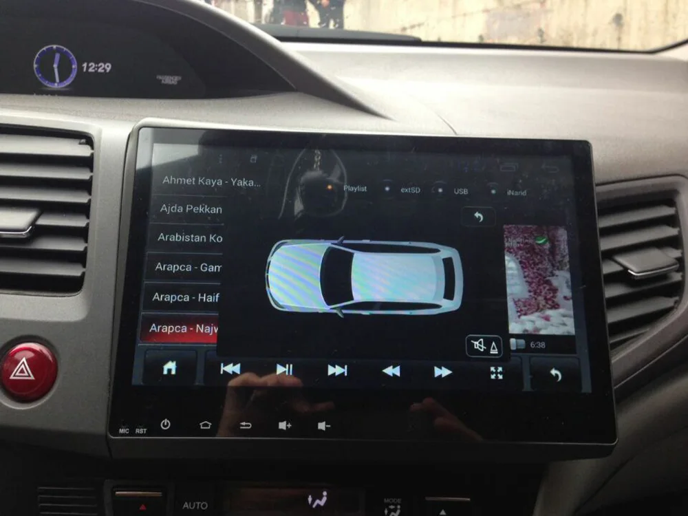 Sale Lenvio RAM 2GB+32GB Octa Core Android 7.1 CAR GPS Navigation For Honda Civic 2012 2013 2014 Stere Radio CAR DVD player WIFI DAB+ 0