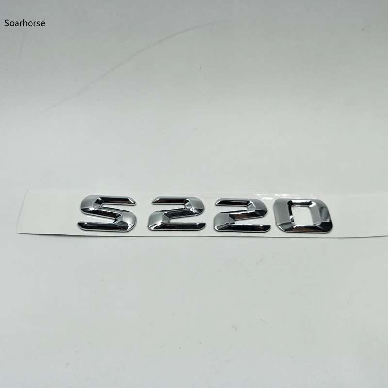 Soarhorse для Mercedes Benz S Class W220 W221 S220 S250 S300 S320 S350 S420 S450 задние буквы эмблема значки логотип наклейка