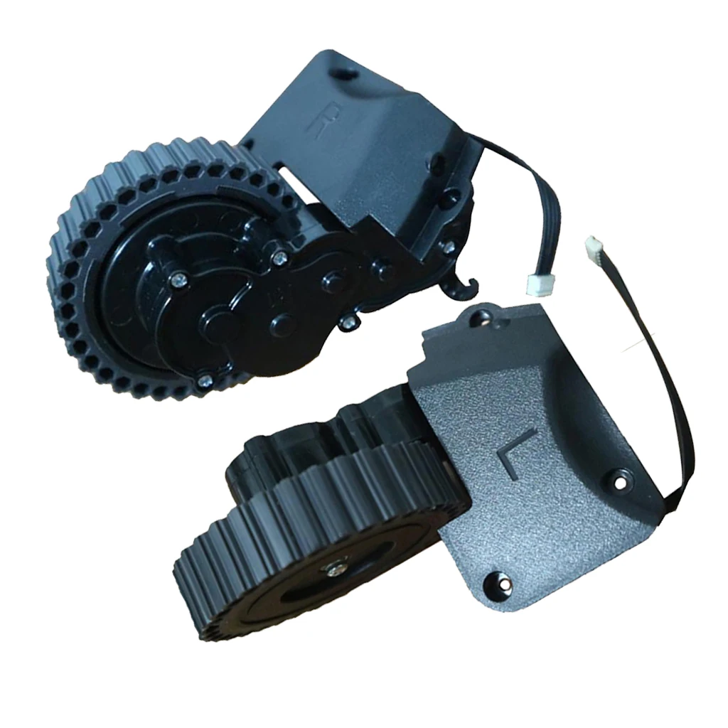 

Set of 2 Left + Right Replacement Motor Wheel for Ilife A4 A4s A40 A8 Vacuum Cleaners - Dark Blue, 35cm x 20cm x 10cm