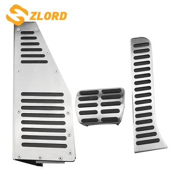 

Stainless Steel Foot Pedals Gas Clutch Brake Rest Pedal Cover for VW Passat CC B7 Scirocco Jetta Golf Mk6 GTI RHD Accessiores