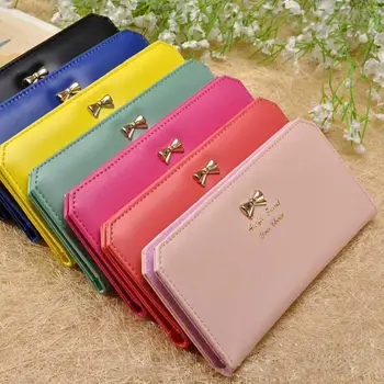 

2020 Fashion Women Wallets Leather Long Portable Ladies Wallet Clutch Money Bag Women Purse Wallet monedero mujer carteras mujer