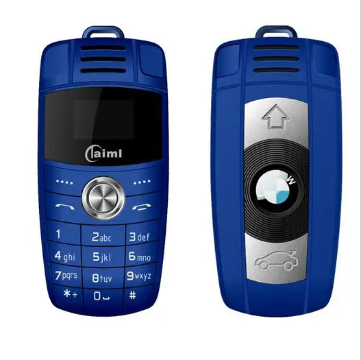 Мини X6, милый Автомобильный ключ, мобильный телефон, две sim-карты, волшебный голос, Bluetooth, набор номера, Поддержка русской клавиатуры, MP3 рекордер, детский мобильный телефон - Цвет: blue