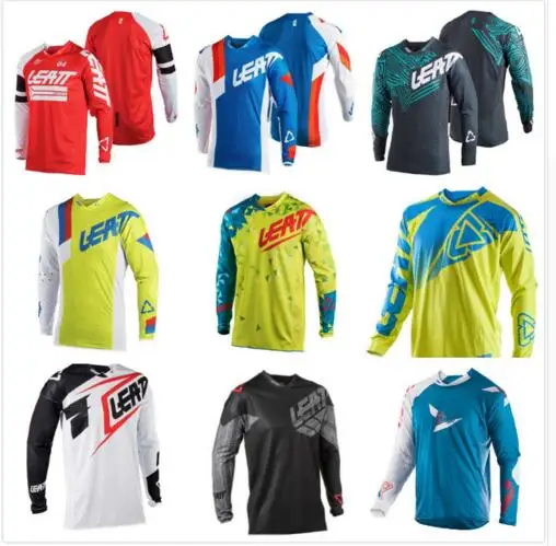 

2019 MTB MX ATV Motocross Leatt DH Long Sleeve Summer Take Cross-country Motorcycle Riding Downhill Jersey mtb jersey motocross