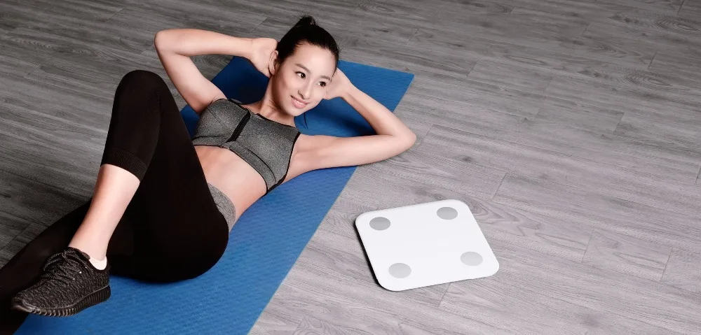 

2017 Original Xiaomi Body Fat Smart Mifit Bluetooth 4.0 mi Digital Scale 2 Hidden LED Display white