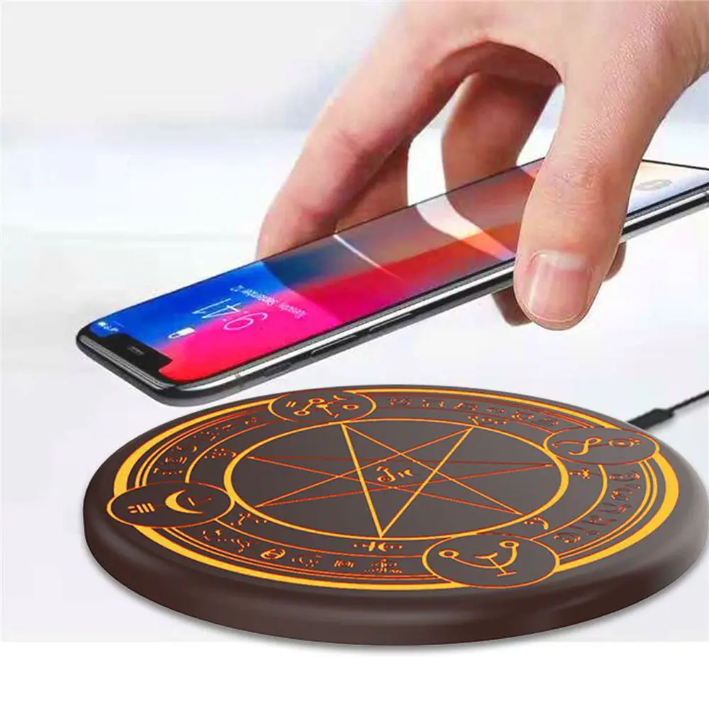 Magic Array Lighting Wireless Charger 10W Universal Qi Wireless Fast Charging Pad for iPhone X Samsung S8 Huawei Mate 20 pro Magic Array Lighting Wireless Charger 10W Universal Qi Wireless Fast Charging Pad for iPhone X Samsung S8 Huawei Mate 20 pro