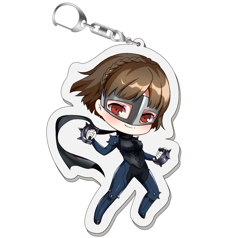 Persona5 Ren Amamiya Cute Acrylic Pendant Keychain Phone Charm Cosplay Gift Fashion Key Chains (2)