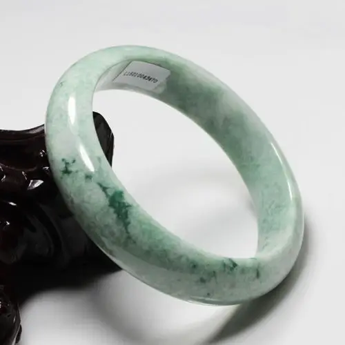 

huij 001602 "A" Natural Green Jadeite Jade Gems Bangle Bracelet