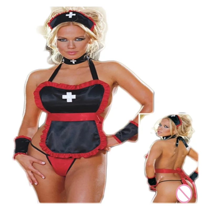 Hot COSPLAY Temptation Nurse Sexy Lingerie Women Costumes font b Sex b font Products Toy Exotic