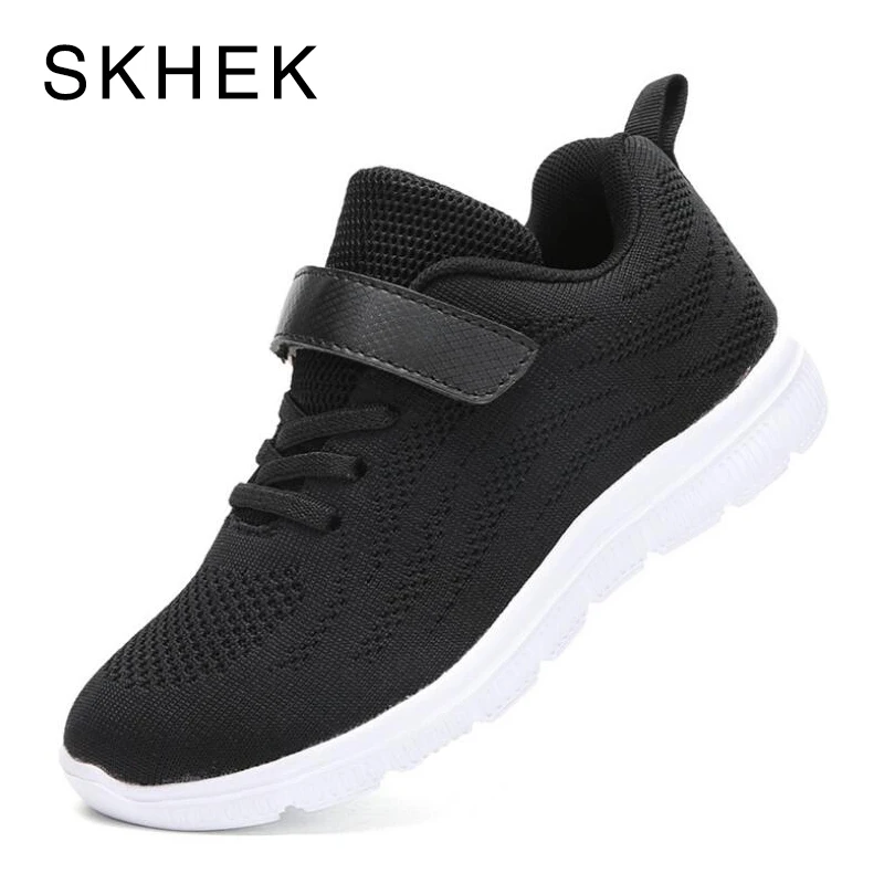SKHEK الربيع الخريف أطفال أحذية 2019 الأزياء شبكة عارضة الأطفال رياضية لصبي فتاة طفل الطفل تنفس الأحذية الرياضية