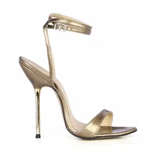 Pu Ankle Strap Sexy High Heels Ladies Sandals Superstar Shoes Sandal Women Summer Brand Famous Shoes Woman 2016