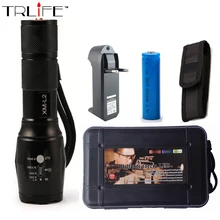 Lanterna CREE XM-L2 6000LM Tactical Flashlight Torch Zoom Linternas LED Flashlight for 3xAAA or 1x 18650 Rechargeable Battery