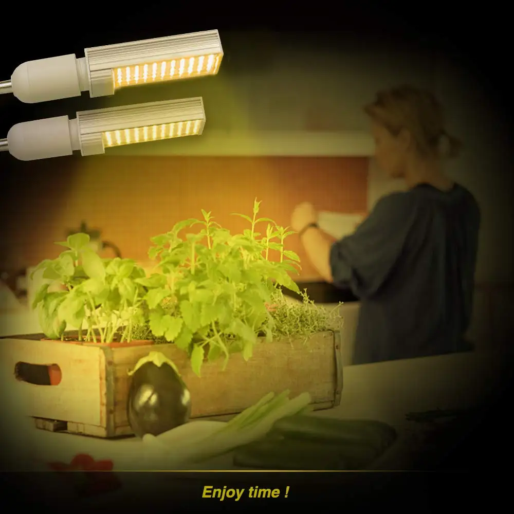 phytolamp 50W Led Grow Light Full Spectrum Lamp For Plant Potted Vegetable Flower 88LEDs Dimmable Plants Lamps