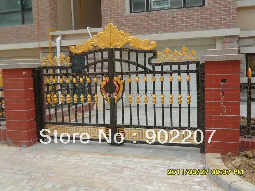 Image wrought iron gates,security iron gates wrought iron doors  011