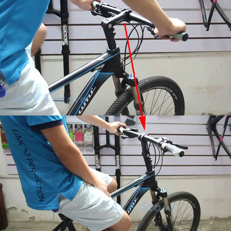  SATORI UP2 Adjustable Increase height Bicycle Stem Riser 31.8mm Mountain Bike Stem Aluminum Alloy B