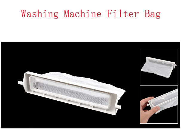 

Replacement Washing Machine Laundry Mesh Nylon 16cm x 8cm Filter Bag White 6pcs