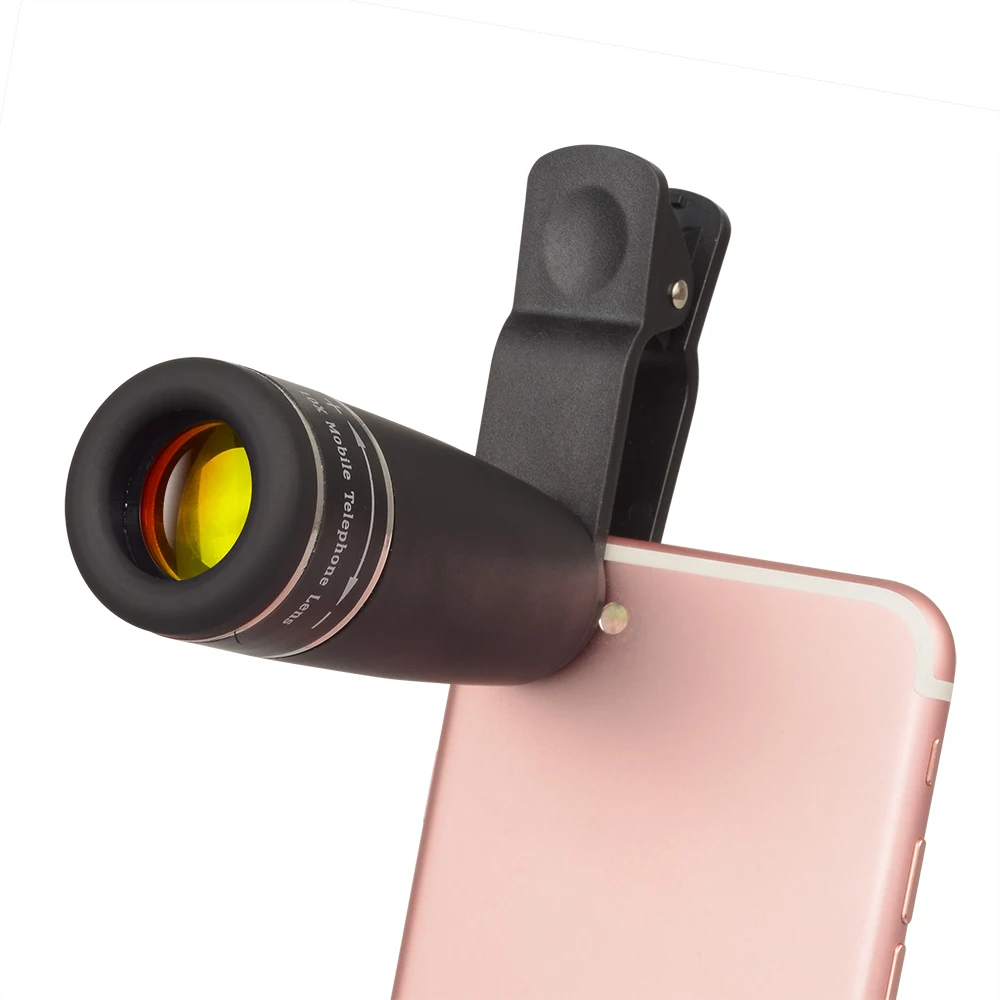 

APEXEL 10X Cellphone Telescope Lens for iPhone 6 6s 7 8 X Universal for Samsung Huawei Xiaomi & Other Smartphones Clips Camera