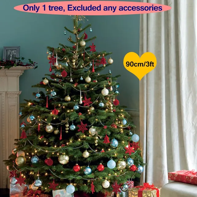 90CM 3ft Artificial Christmas Tree Decorations Christmas Decorations 90CM 3ft Artificial Christmas Tree Decorations Christmas Decorations For home Xmas Tree For New Year Festival - 90CM 3ft Artificial Christmas Tree Decorations Christmas Decorations
