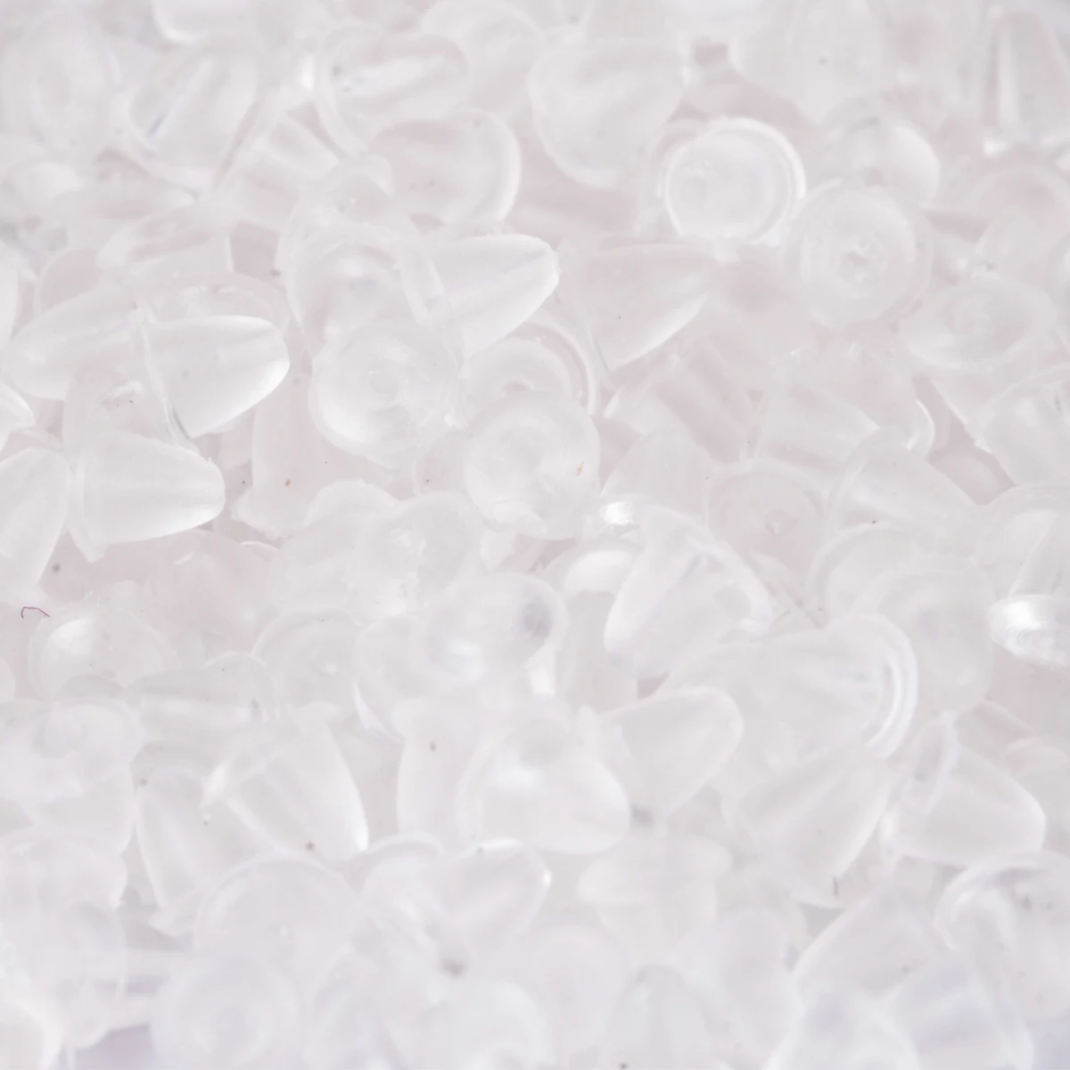 500PCS 4mm Silicone Rubber Earring Back Plugs Stoppers Nuts Findings Jewellery