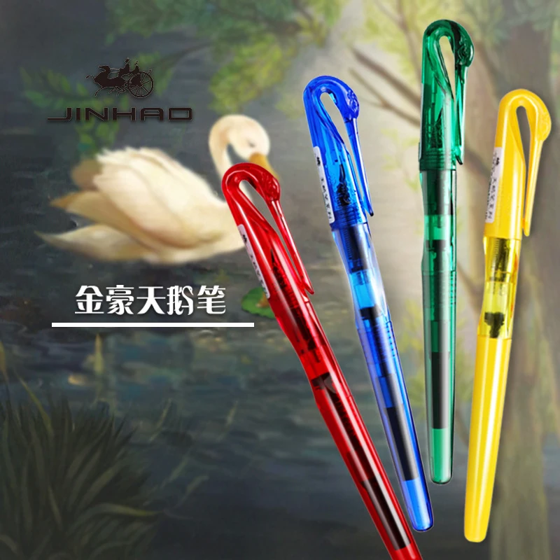 Высокое качество JINHAO милый лебедь перьевая ручка набор 0,38 мм 0,5 мм чернильная ручка NIB кавайные канцелярские школьные канцелярские принадлежности caneta tinteiro
