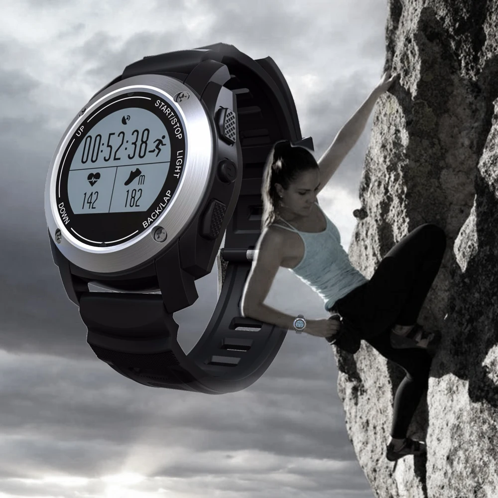 

S928 GPS Smart Watch Outdoor Sports Bluetooth SmartWatch IP66 Waterproof Heart Rate Monitor Pedometer Watch Pressure for Android