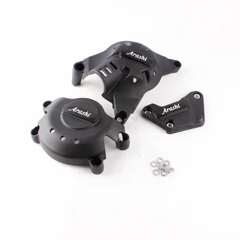 

For Yamaha YZF R6 2006-2016 2007 2008 2009 2010 2011 2012 2013 2014 2015 2016 Engine Stator Cover Crank Case Set Protector Guard