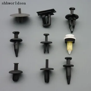 

shhworldsea 100pcs auto clip fascia headliner retainer bumper fascia retainer weatherstrip fender liner push type retainer