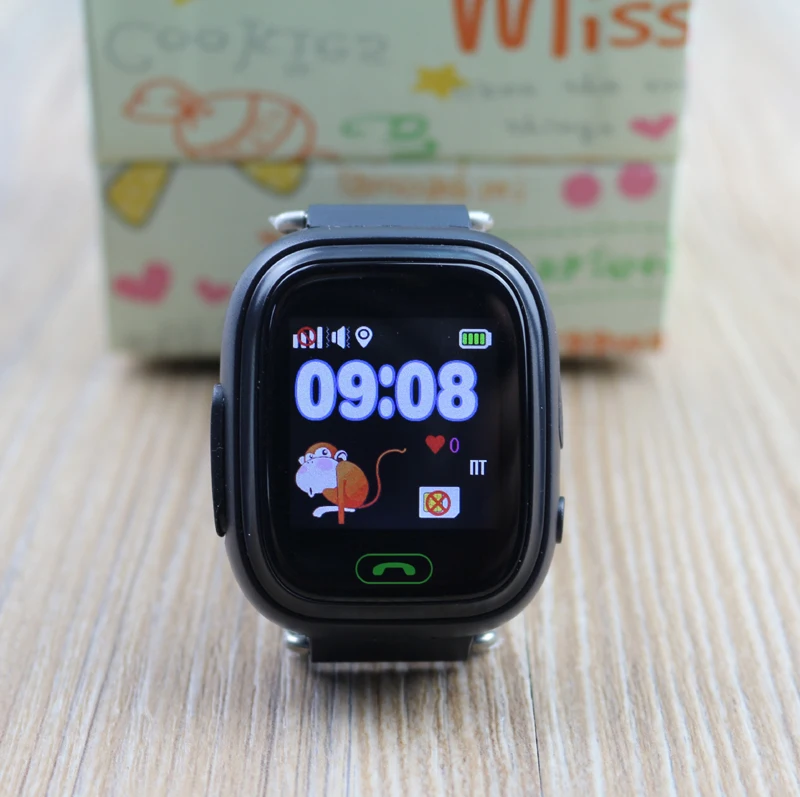 умные часы для детей GPS Q90 Позиционирования дети Умный малыш Часы SOS вызова
