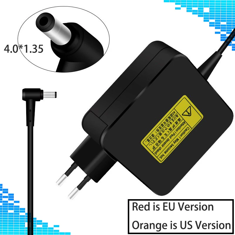 19V 1.75A 4.0*1.35mm 33W For ASUS Vivobook S200 S220 X200T X202E X553M Q200E X201E Power Supply Charger AC Adapter ADP-33BW A