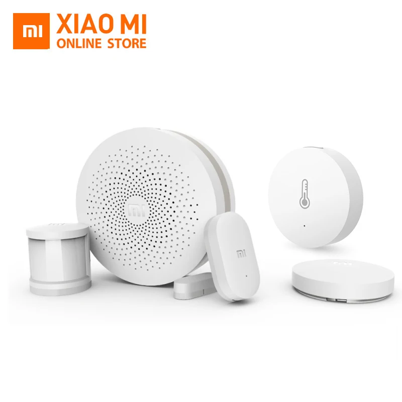 

Xiaomi Smart Home Kit Mijia Gateway Door Window Human Body Sensor Temperature Humidity Sensor Wireless Switch Zigbee Socket
