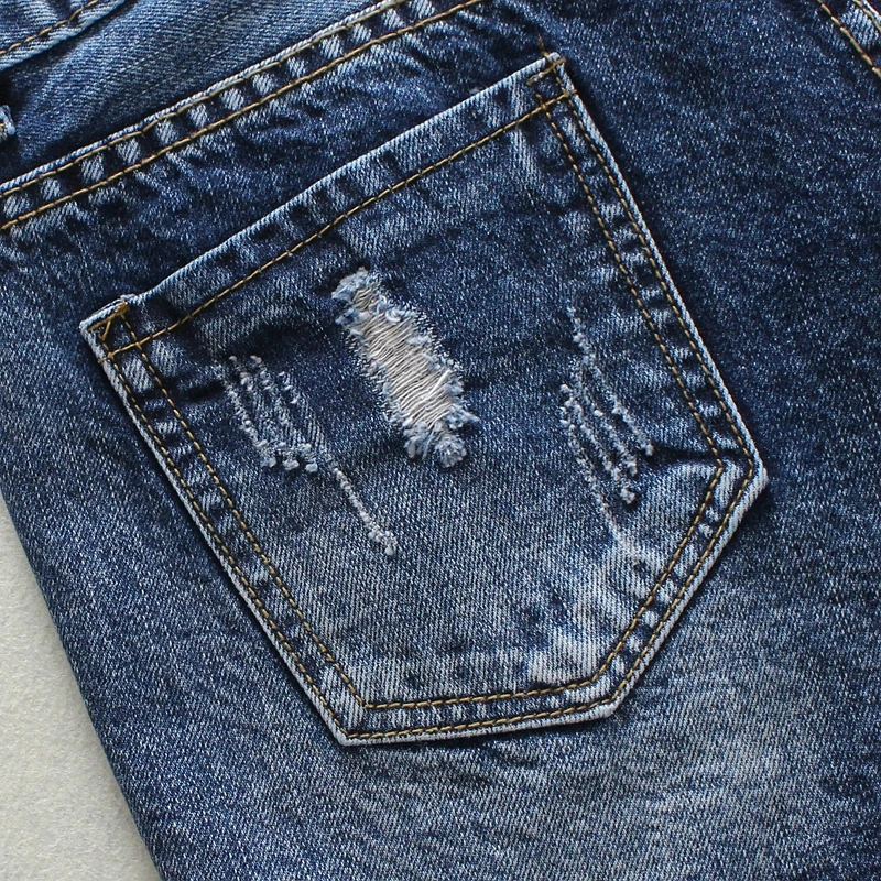 2019 синие женские джинсовые шорты пэчворк весна лето средняя талия рваные джинсы Английский Стиль Молния Fly хлопок джинсовые шорты 9627