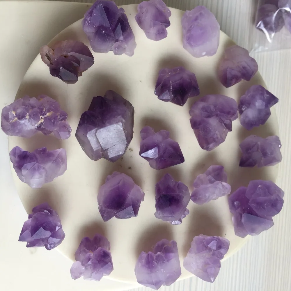 

20pcs Amethyst geode point rocks and minerals specimens quartz crystals Only $9.9 and Free Shipping